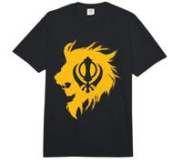 Khanda Lion Kaur - Punjabi - Sikhism Sikh Gift Comfort Colors Adult Heavyweight T-Shirt