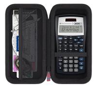 khanka Carrying Case for Texas Instruments TI-30Xa / TI BA II Plus/TI-30XIIS /TI-30XS MultiView/TI-36X Pro Engineering Scientific Calculator, Case Only (Black)