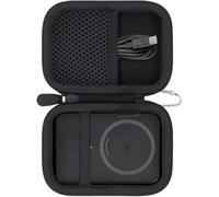 Khanka Case Anker Nano/MagGo Power Bank,5,000/10,000mAh Magnetic Battery | Compatible with Anker Nano/MagGo 5,000/10,000mAh 15W A1665/A1664 Power Banks;Hard Case for Storage,Black,Case Only