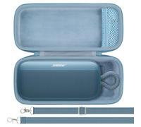 khanka Case for Bose SoundLink Plus Portable Speaker,Hard Protective Shell with Shoulder Strap for Bose SoundLink Plus Bluetooth Speaker,Case Only (Blue)