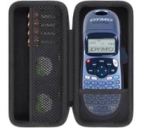 Khanka Case for DYMO LetraTag LT-100H/LT-100H Plus Handheld Label Maker,Carrying Bag with Mesh Pocket for DYMO LetraTag LT-100H/LT-100H Plus Accessories,Case Only