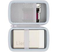Khanka Case for Liene Pearl N200 Pro Portable Mini Photo Printer,Hard Travel Carrying Storage Cover for Liene Pearl N200 Pro Printer & Cartridges,Case Only (White)