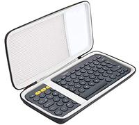 Khanka Case for Logitech Pebble Keys 2 K380s/Logitech K380 Multi-Device Bluetooth Wireless Keyboard,Case Only (White Lining)