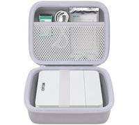 khanka Case for Nelko Photo Printer, PP01 Color Mini Portable Printer, Compatible with Nelko PP01 Photo Printer and Photo Paper,Case Only (White)