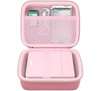 khanka Case for Nelko Photo Printer, PP01 Color Mini Portable Printer, Compatible with Nelko PP01 Photo Printer and Photo Paper,Case Only (Pink)