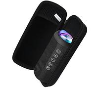 Khanka Case for Ortizan X10P/X10B/X8Pro Portable Bluetooth Speaker,Travel Carrying Storage Cover for Ortizan X10P/X10B/X8Pro Portable Bluetooth Speaker with Carry Handle,Case Only(Black)