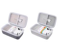 Khanka Case for Polaroid Go Gen 3/Gen 2/Go Mini - Grey + White