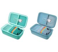 Khanka Case for Polaroid Go Gen 3/Gen 2/Go Mini - Mint Green + Blue