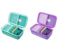 Khanka Case for Polaroid Go Gen 3/Gen 2/Go Mini - Mint Green + Purple