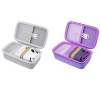 Khanka Case for Polaroid Go Gen 3/Gen 2/Go Mini - White + Purple