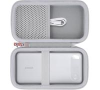 Khanka (Case only) Hard Carrying Case for Anker Power Bank 20,000mAh Portable Charger with Built-in USB-C Cable,Travel Storage Bag for 87W Max Fast Charging Battery Pack,Case Only (White)