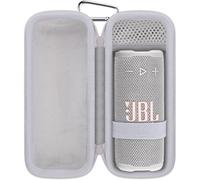 Khanka for JBL Grip Bluetooth Speaker Hard Case,Travel Carrying Storage Cover for JBL Grip Compact Bluetooth Speaker with Carabiner,Case Only (White)