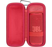 Khanka for JBL Grip Bluetooth Speaker Hard Case,Travel Carrying Storage Cover for JBL Grip Compact Bluetooth Speaker with Carabiner,Case Only (Red)