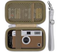 Khanka for Kodak EKTAR H35/H35N Half Frame Film Camera Hard Travel Carrying Storage Case with Carry Handle and Shoulder Strap,Case Only (Brown)