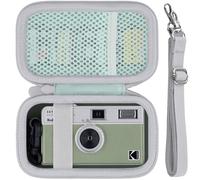 Khanka for Kodak EKTAR H35/H35N Half Frame Film Camera Hard Travel Carrying Storage Case with Carry Handle and Shoulder Strap,Case Only (Mint Green)