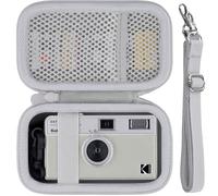 Khanka for KODAK EKTAR H35/H35N Half Frame Film Camera Hard Travel Carrying Storage Case with Carry Handle and Shoulder Strap,Case Only (White)