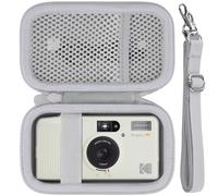 Khanka for Kodak Snapic A1/EKTAR H35/H35N Half Frame Film Camera Hard Travel Carrying Storage Case with Carry Handle and Shoulder Strap,Case Only (White)