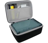 Khanka For Liene Amber M100/M200 Photo Printer Smartphone 10 x 15 Hard Case, Carry Bag with Mesh Compartment for Liene DHP513 4 x 6 Inch Accessories, Bag Only (Black)