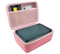 Khanka For Liene Photo Printer Smartphone 10 x 15 Hard Case, Carry Bag with Mesh Compartment for Liene DHP513 4 x 6 Inch Accessories, Bag Only (Pink)