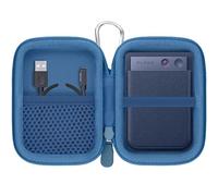 Khanka for NOTE AI Voice Recorder Hard Carrying Case,Storage Cover Compatible with Note AI Audio Recorder with Carabiner Clip,Case Only (Blue)