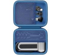 Khanka for WOLFBOX Compressed Air Duster MF100 MF50, Dust Blower and Air Blower Hard Storage Case, Carrying Bag with Mesh Pocket for WOLFBOX MF100 MF50 Accessories, Case Only (Blue)