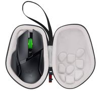 khanka Hard Carrying Case for Razer Basilisk V3 X/Pro and Orochi V2 Mouse | EVA Hard Shell, Accessory Storage Pocket, Portable Rope Attachment, Travel-Ready Gaming Storage, Protective Case Only