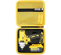 khanka Hard Carrying Case Replacement for DEWALT 20V MAX* XR Cordless Impact Wrench Kit DCF894B / DCF923B, Case Only