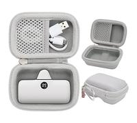 Khanka Hard Case for iWALK Compact Power Bank Charger 4800/4500/3350mAh | Compatible with iWALK 4800/4500/3350mAh Built in Connector External Battery Compatible with iPhone;Hard Case,White,Case Only