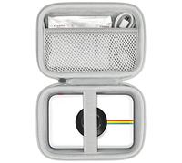 Khanka Hard Case for Polaroid Snap Touch 2.0 & Snap & Snap Touch Instant Digital Camera.Fits 2 x 3 Inch Zink Photo Paper and Cables.(White Zipper)