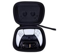 Khanka Hard Case Replacement for Sony Playstation 5 DualSense Wireless Controller (Black)