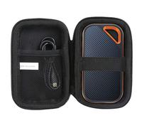 Khanka Hard Drive Case for SanDisk Extreme Pro 1TB/2TB/4TB Portable NVMe SSD External,Case Only (Fits-Extreme pro, Black zipper)