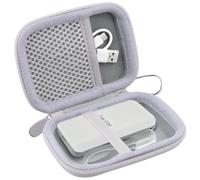 Khanka Hard Stroage Case for Lexar ES4 1TB / ES5 2TB / SL500 / TouchLock 1TB Portable External SSD, Travel Bag for Lexar ES4 1TB / ES5 2TB / SL500 Portable Solid State Drive, Case Only (Grey)