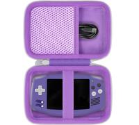 khanka Hard Travel Case for Anbernic RG34XX Handheld Game Console,Purple