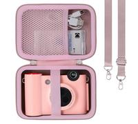 khanka Hard Travel Case for KODAK Smile+ Wireless Digital Instant Print Camera with Effect-Changing Lens, 2x3” Sticky-Backed Photo Prints, and Zink Printing Technology,Case Only (Pink)