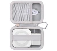 khanka Hard Travel Case Replacement for LISEN 3 in 1 Charging Station,Travel Wireless Charging Station for Multiple Devices,Case Only(White).