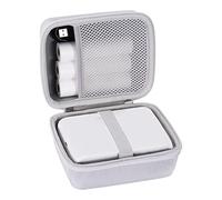 khanka Hard Travel Case Replacement for Phomemo M04S Portable Thermal Printer, Bluetooth Label Printer, Case Only (White)