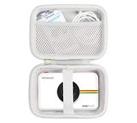 Khanka Hard Travel Case Replacement for Polaroid Snap Touch Instant Digital Camera (White Zipper)