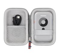 khanka Hard Travel Case Replacement for XREAL Beam,Shockproof Anti-Scratch Protective Cover for XREAL Air Companion with Lanyard (Grey),Case Only.