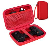 Khanka Mobile Gaming Controller Carrying Case Compatible with Backbone One iOS Mobile Gaming Gamepad/Controller, Case only (Red)