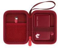 Khanka Travel Case for INIU 10000mAh 45W Power Bank, Hard Shell Storage Bag Compatible with INIU P41 P41L P50 P55 P55L P73 P771 P781 Portable Charger,Case Only（Red）