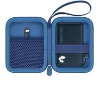 Khanka Travel Case for INIU 10000mAh 45W Power Bank, Hard Shell Storage Bag Compatible with INIU P41 P41L P50 P55 P55L P73 P771 P781 Portable Charger,Case Only（Blue）