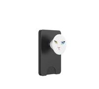 Khao Manee Rare Odd-Eye Thai Breed White Japanese Anime Cat PopSockets PopWallet for MagSafe