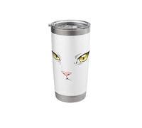 Khao Manee Rare Thai Breed White Japanese Anime Cat Stainless Steel Insulated Tumbler