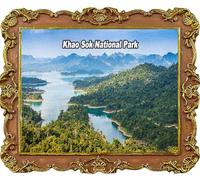 Khao Sok National Park Thailand Refrigerator Magnet Tourism Souvenir 3D Fridge Decoration Craft