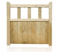 KHAPALWAK Garden Path Gate, Wooden Garden Gate, Pedestrian Gate, Wooden Pressure Treated Garden Gate, Picket Garden Wood Timber Gate, Decorative Outdoor Garden and Yard Picket Gate (45 x 900 x 900)mm