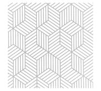 KHASCBNF 6m Removable Self Adhesive Wallpaper for Bedroom,Sketched Floral Wallpaper,Peel and Stick,Black and White Vinyl Mural,Wall Decor for Wall(Type 1,10mx45cm)