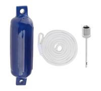 KHASCBNF Boat Fenders Marine Docking Mooring Buoy Inflatable Marine for Row Boats, Sailboats, Fishing Boats, Kayak for boats(Blue)