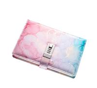 KHASCBNF Lockable Diary Diary with Lock Lockable Secrets Journal Password(Pink)