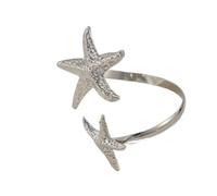KHASCBNF Upper Arm Bracelet Sexy Gold Color Starfish Arm Cuff For Women Spiral Upper Bracelet Bangle Adjustable Open Beach Body Jewelry