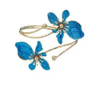 KHASCBNF Upper Arm Bracelet Super Fairy Petals Simple Design Style Enamel Glaze Craft Opening Adjustable Bracelet
